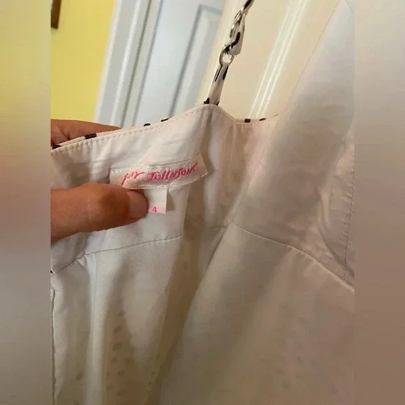 Vintage Betsey Johnson polka dot pinup Rockabilly formal dress - Picture 9 of 12